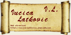 Vučica Latković vizit kartica